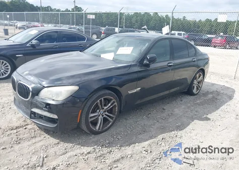 2010 BMW 750I xDrive из США, поврежденный, VIN WBAKC6C57ACL67761